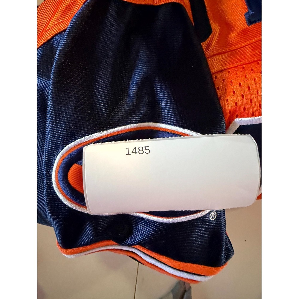 Vintage Auburn Tigers NCAA Football Jacket Mens Orange Navy Full Zip Winter #01 - Picture 15 of 15